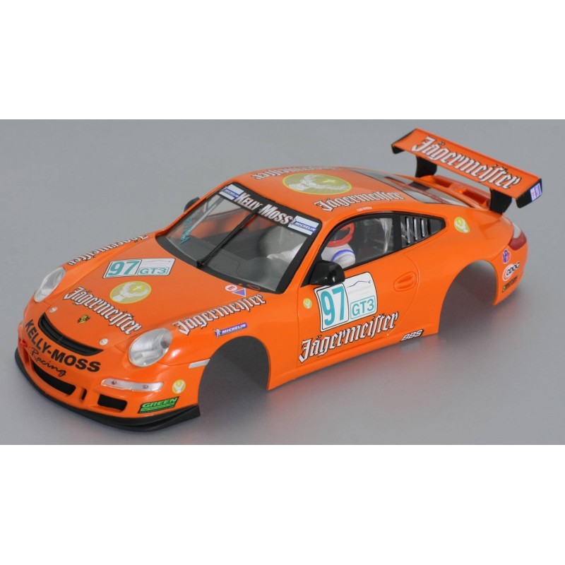 124 Lackierte Karosserie: Porsche 911 GT3 Jägermeister CSC-7013B_Body