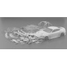 124 Unlackierte Karosserie: Jaguar XKR White Body kit CSC-7504_Body