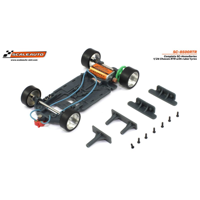 124 SC-8500RTR Complete SC-HS Chassis RTR w/ rubber tires and motor CPSC-8500RTR_chassis