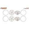 124 Felgeneinsatz / Rad mitte modern Speedline GT 5 Speichen, Durchm. 20mm. SC-7606